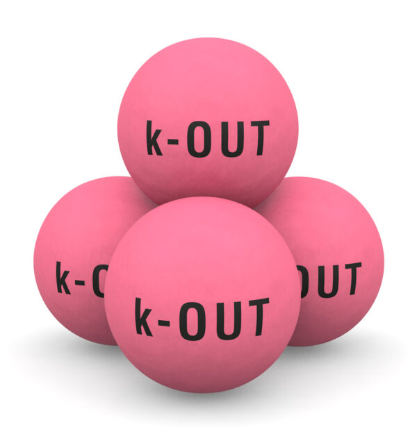 king-out boll rosa